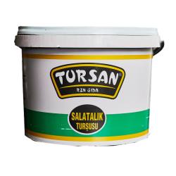 TURSAN TURŞU SALATALIK NO:3 KOVA 9 KG  TURSAN TURŞU SALATALIK NO:3 KOVA 9 KG