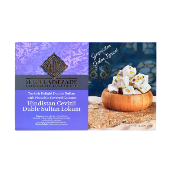 H.LATİFZADE LOKUM H.CEVİZLİ DUBLE FIS. 400 GR 