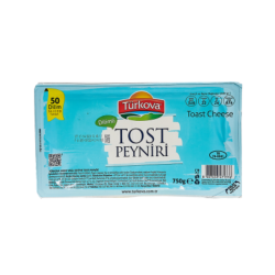 TÜRKOVA TOST PEYNİRİ DİLİMLİ 750 GR 