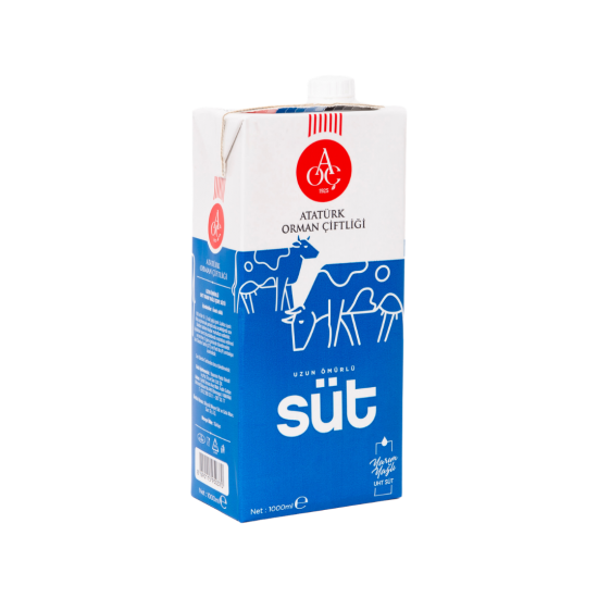 A.O.Ç. UHT YARIM YAĞLI SÜT (%1,5) 1000 ML 