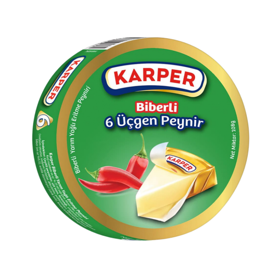 KARPER PEYNİR  BİBER 6 LI 108 GR 