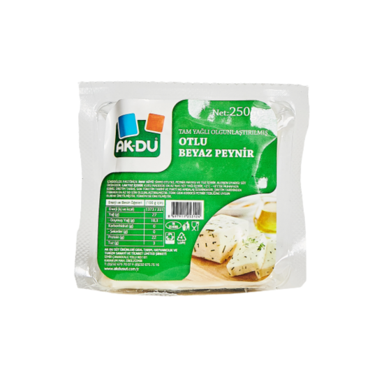 AK-DU OTLU  PEYNİR 250 GR  AK-DU OTLU  PEYNİR 250 GR
