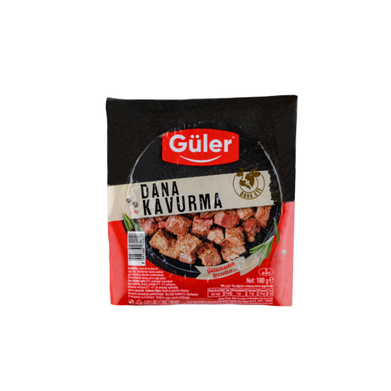 GÜLER DANA KAVURMA DİLİMLİ 100 GR 