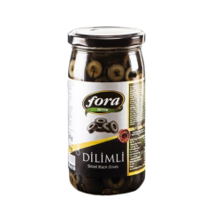 FORA SİYAH ZEYTİN DİLİMLİ 160 GR  FORA SİYAH ZEYTİN DİLİMLİ 160 GR
