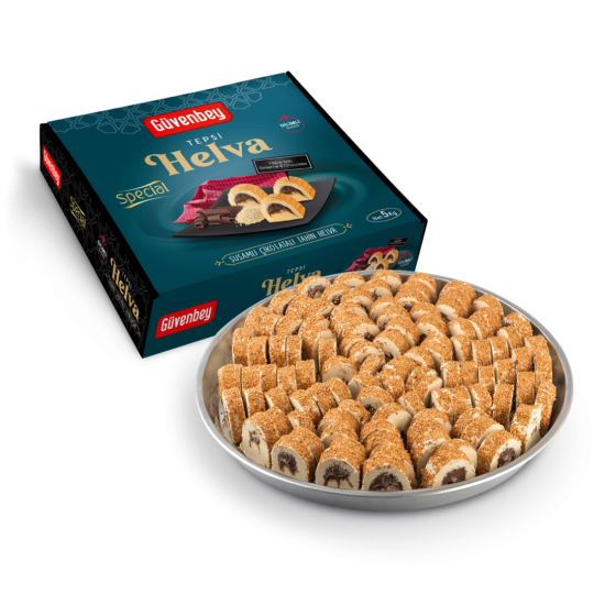GÜVENBEY HELVA SPECIAL ÇİK.SUSAMLI DİLİM 5 KG GÜVENBEY HELVA SPECIAL ÇİK.SUSAMLI DİLİM 5 KG