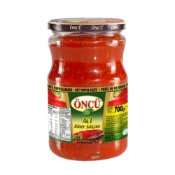 ÖNCÜ SALÇA BİBER ACI  700 GR * 12 
