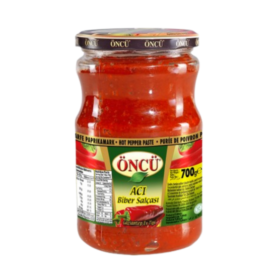 ÖNCÜ SALÇA BİBER ACI  700 GR * 12 