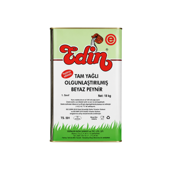 EDİN BEYAZ PEYNİR KLASİK İNEK 18 KG
