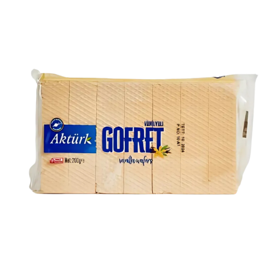 AKTÜRK GOFRET SADE 200 GR  AKTÜRK GOFRET SADE 200 GR