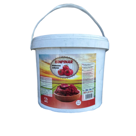 BİNPINAR DOMATES SALÇASI 19 KG BİNPINAR DOMATES SALÇASI 19 KG