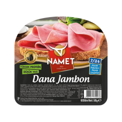 NAMET JAMBON DANA DİLİMLİ 50 GR  NAMET JAMBON DANA DİLİMLİ 50 GR